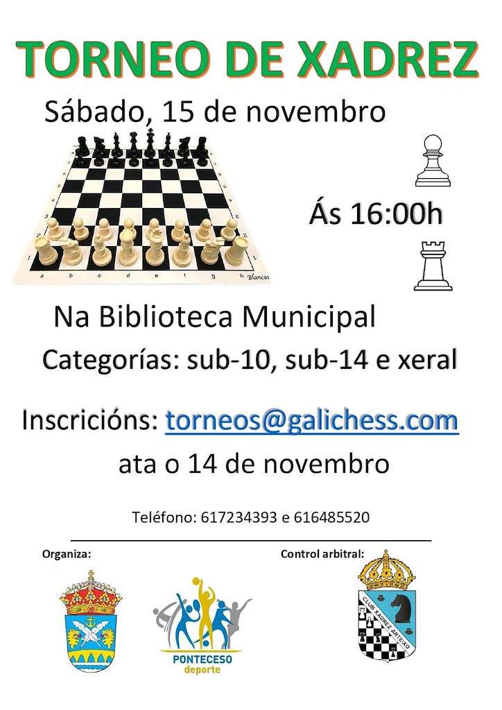 Torneo de Xadrez (2025) en Ponteceso