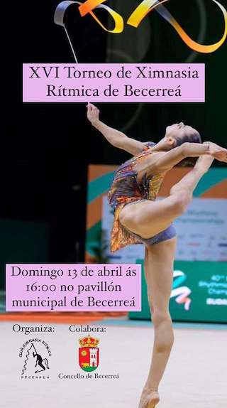 Fechas, información, programa, cartel, imágenes, mapa y ubicación de XVI Torneo de Ximnasia Rítmica  en  Becerreá