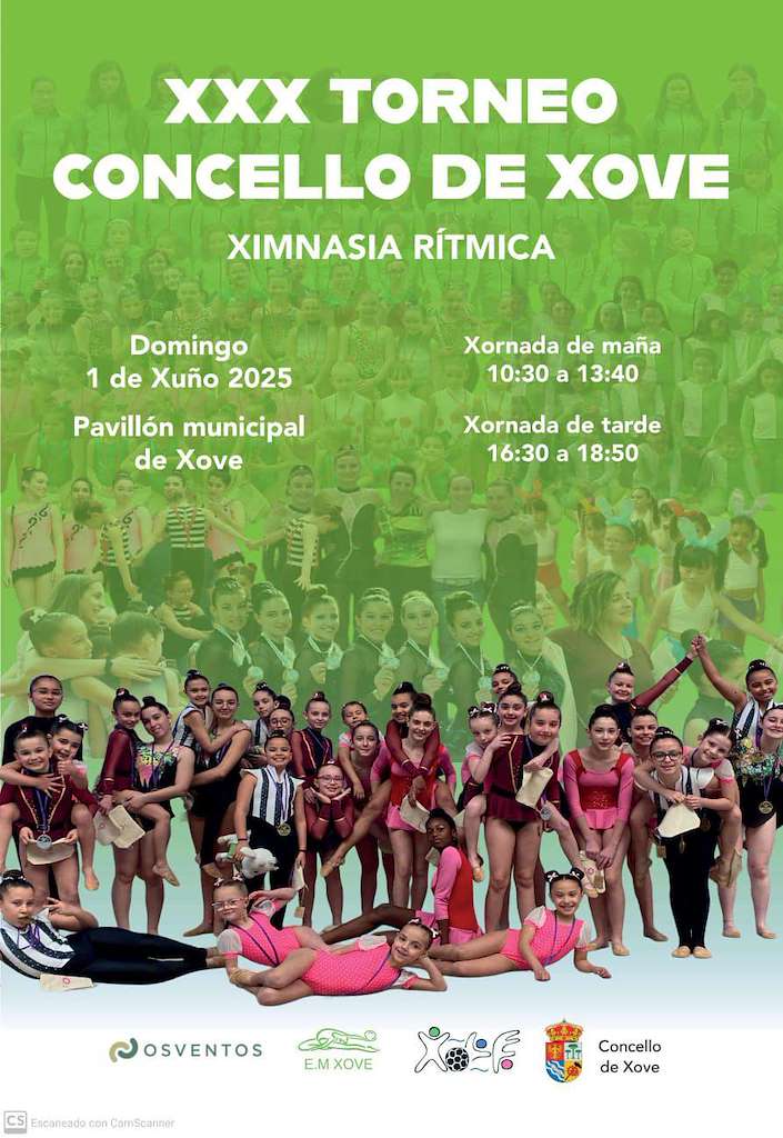 XXX Torneo de Ximnasia Rítmica (2025) en Xove