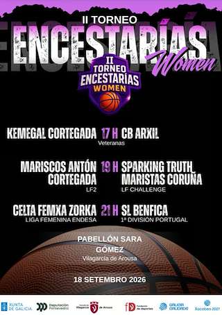 Fechas, información, programa, cartel, imágenes, mapa y ubicación de Torneo EncestaRías Women (2026) en Vilagarcía de Arousa
