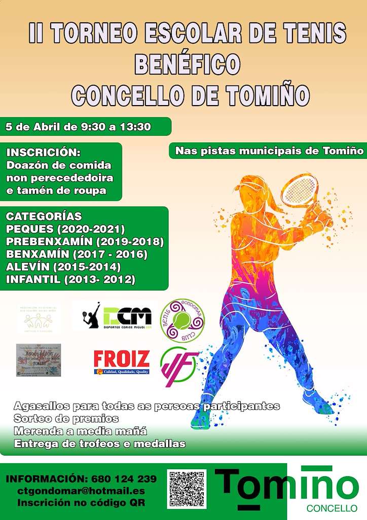 II Torneo Escolar Benéfico de Tenis (2025) en Tomiño