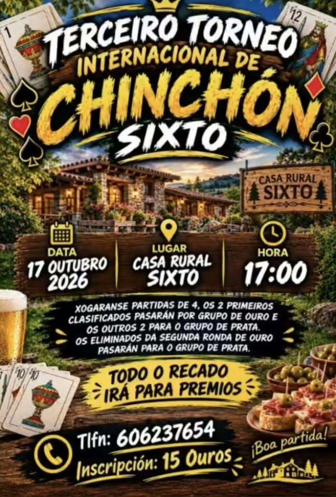 III Torneo Internacional de Chinchón do Sixto (2026) en Vilagarcía de Arousa