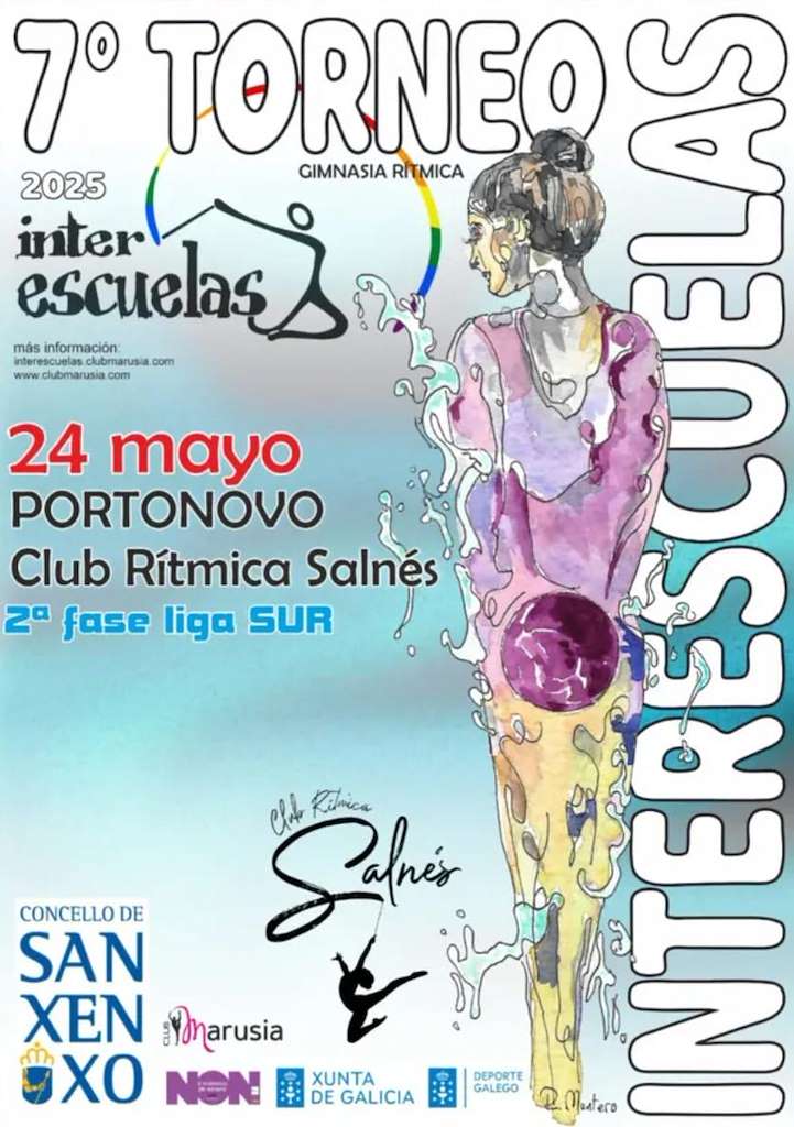 VII Torneo Internescuelas de Gimnasia Rítimca (2025) en Sanxenxo