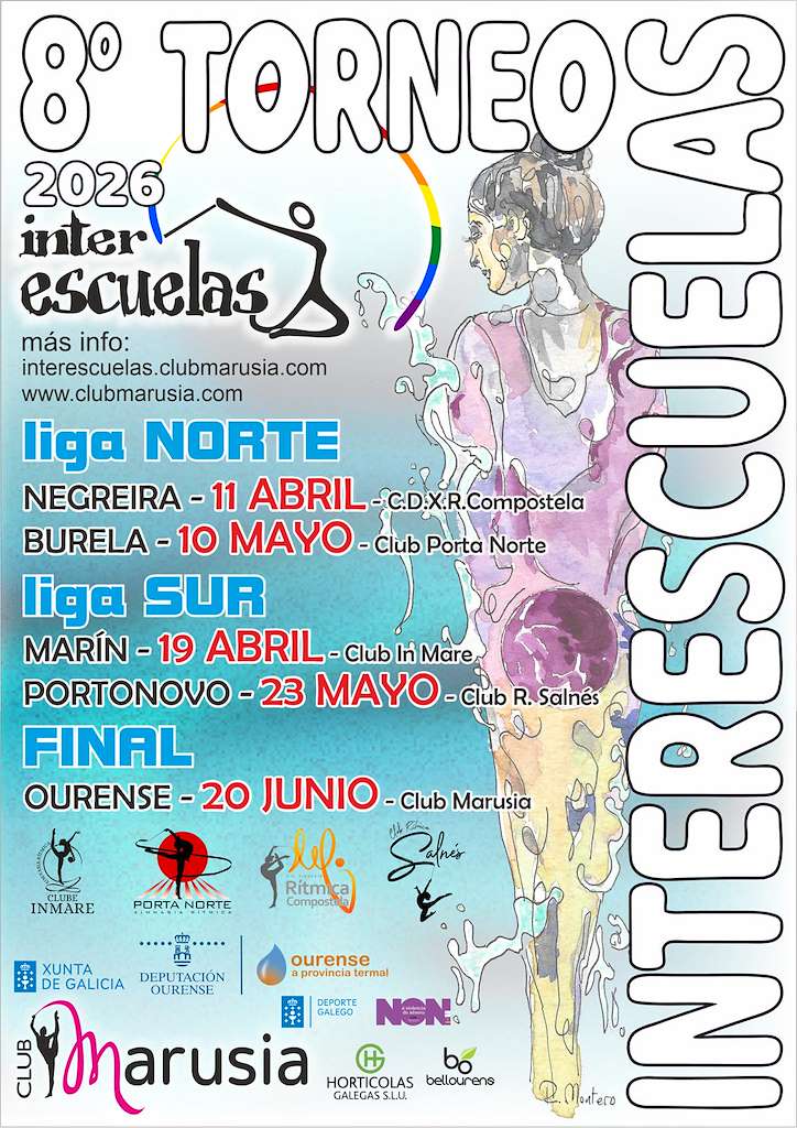 VIII Torneo Internescuelas de Gimnasia Rítmica (2026) en Sanxenxo