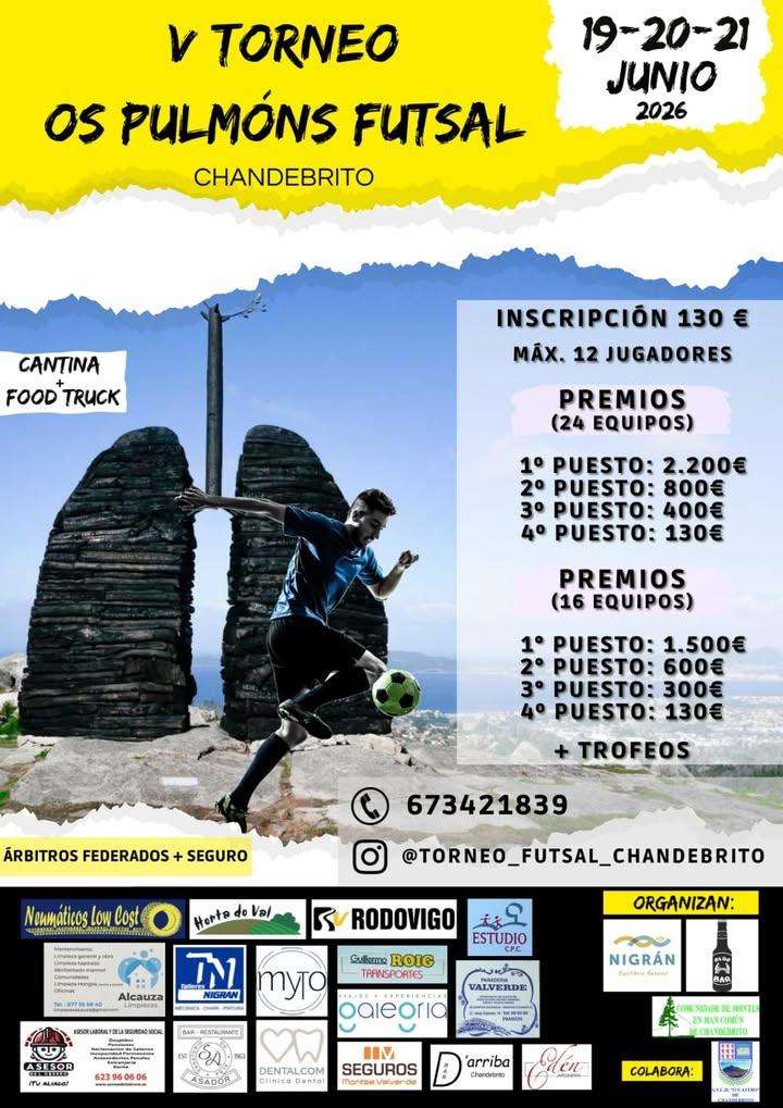 V Torneo Os Pulmóns Futsal en Nigrán