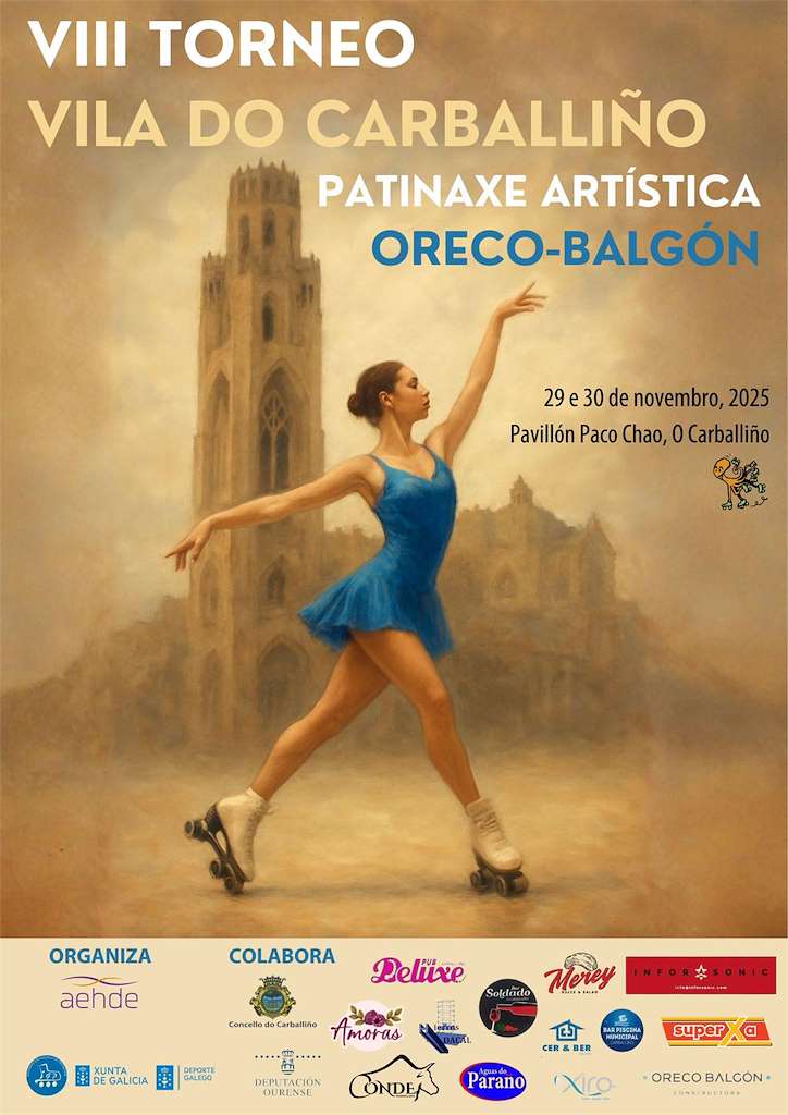 VIII Torneo Patinaxe Artística (2025) en O Carballiño