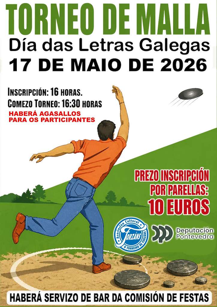 Torneto de Malla de Forzáns (2026) en Ponte Caldelas