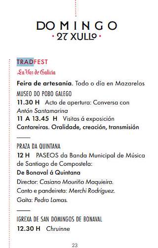 Trad Fest (2026) en Santiago de Compostela