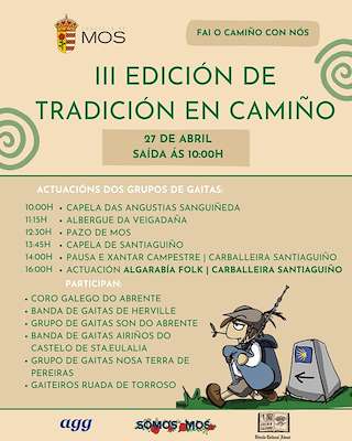 Fechas, información, programa, cartel, imágenes, mapa y ubicación de Tradición en Camiño  en  Mos