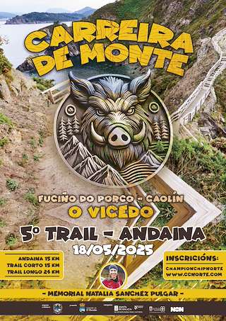 Trail do Caolín ao Fuciño do Porco en O Vicedo