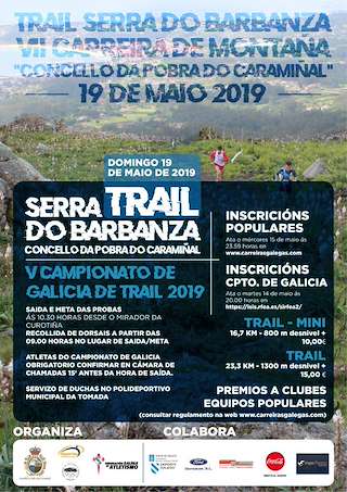 XII Trail Serra do Barbanza – Campionato de Galicia de Trail en A Pobra do Caramiñal