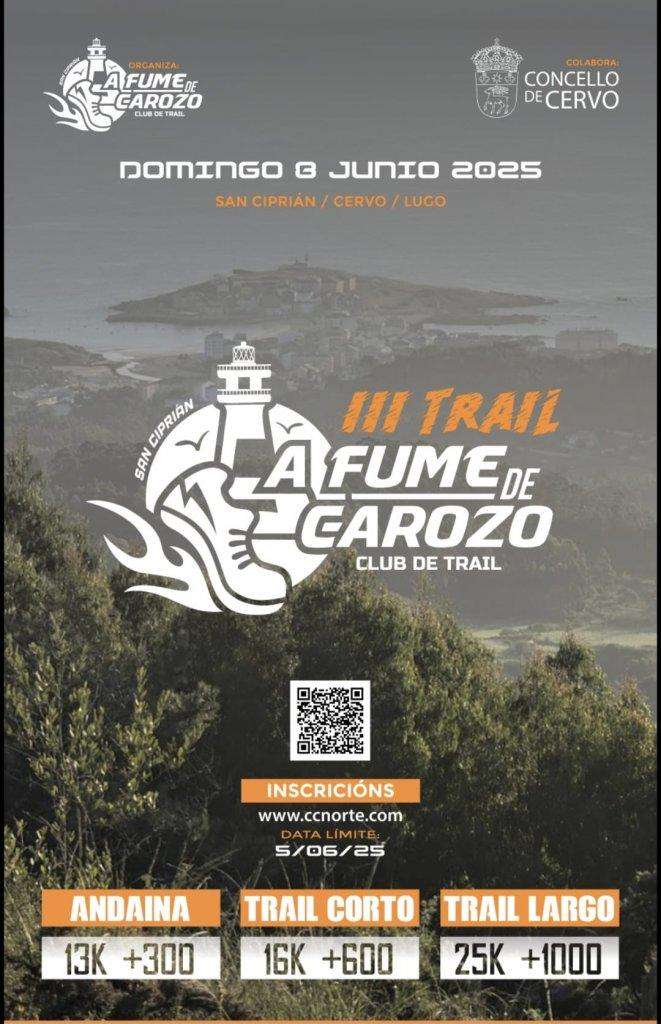 III Trail A Fume de Carozo de San Ciprián (2025) en Cervo
