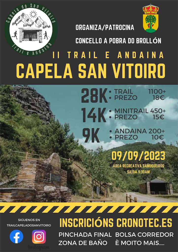 III Trail & Andaina Capela do San Vitorio (2024) en A Pobra do Brollón