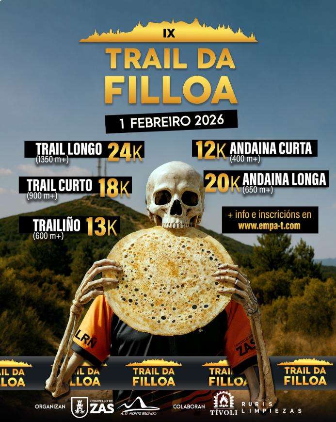IX Trail da Filloa (2026) en Zas