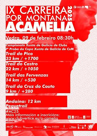 Fechas, información, programa, cartel, imágenes, mapa y ubicación de IX Trail de Montaña da Camelia  en  Vedra