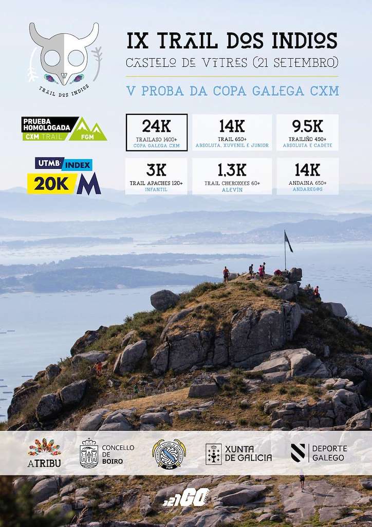 IX Trail dos Indios - Castelo de Vitres (2025) en Boiro