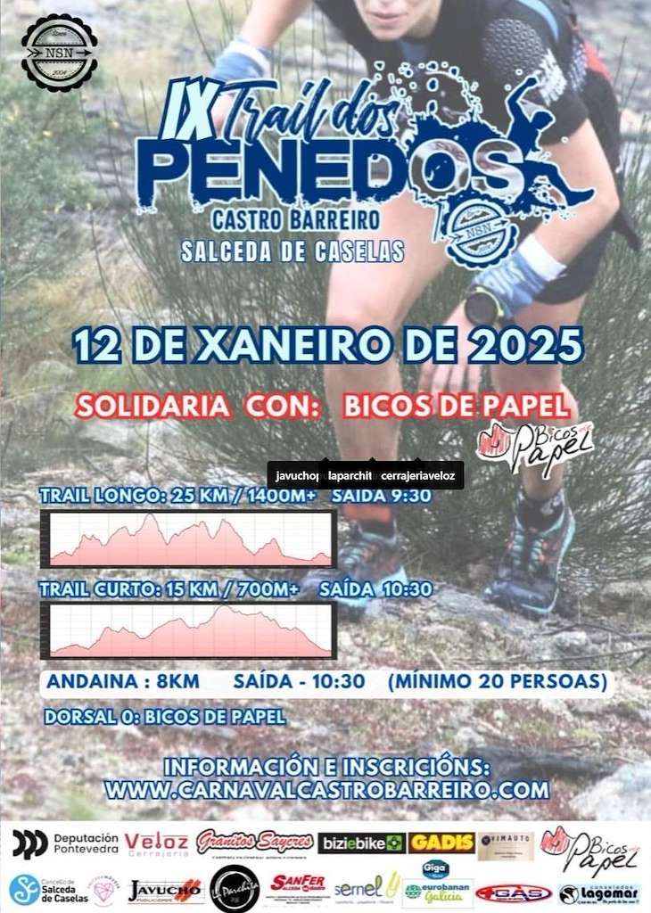 IX Trail dos Penedos en Salceda de Caselas