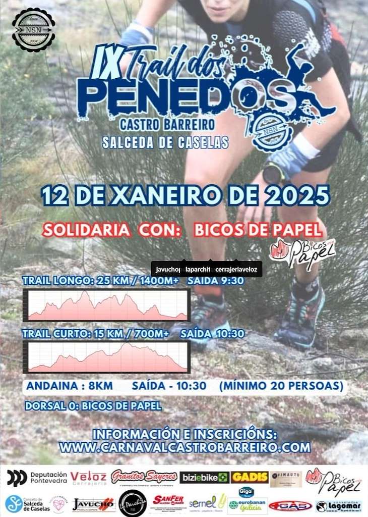 VIII Trail dos Penedos en Salceda de Caselas