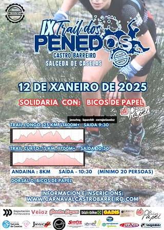Fechas, información, programa, cartel, imágenes, mapa y ubicación de IX Trail dos Penedos  en  Salceda de Caselas