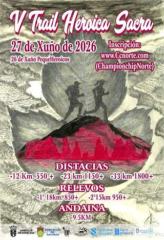 Fechas, información, programa, cartel, imágenes, mapa y ubicación de V Trail Heroíca Sacra (2026) en Chantada