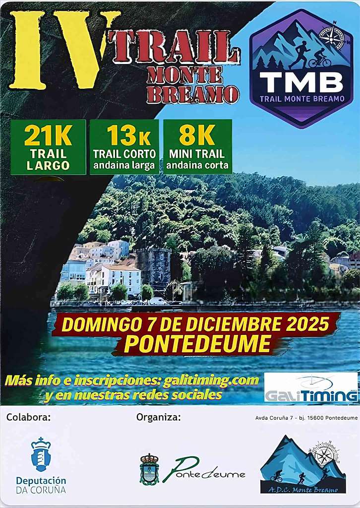 IV Trail Monte Breamo (2025) en Pontedeume