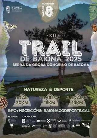 Fechas, información, programa, cartel, imágenes, mapa y ubicación de XII Trail Trans Serra da Groba (2025)  en  Baiona
