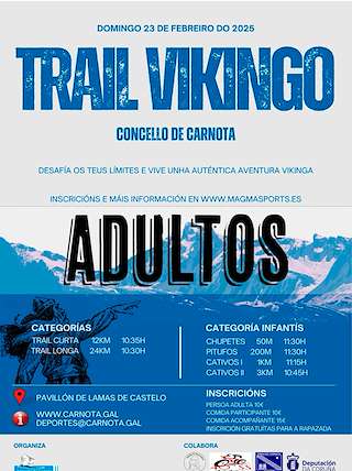 Fechas, información, programa, cartel, imágenes, mapa y ubicación de Trail Vikingo  en  Carnota