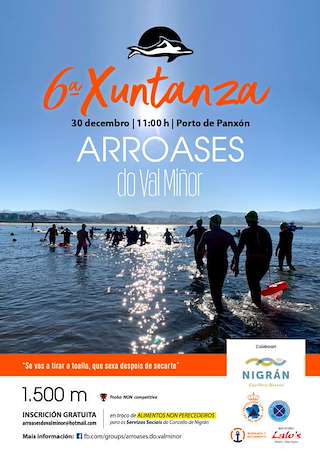 VIII Travesía Xuntanza dos Arroases do Val Miñor (2025) en Nigrán