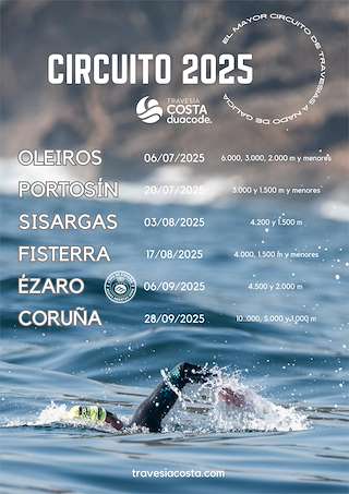 Fechas, información, programa, cartel, imágenes, mapa y ubicación de VIII Travesía Costa Oleiros