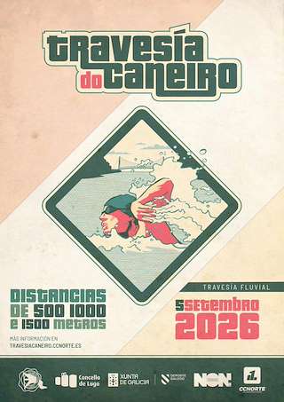Fechas, información, programa, cartel, imágenes, mapa y ubicación de Travesía Nacional en Aguas Abertas Club Fluvial (2026) en Lugo
