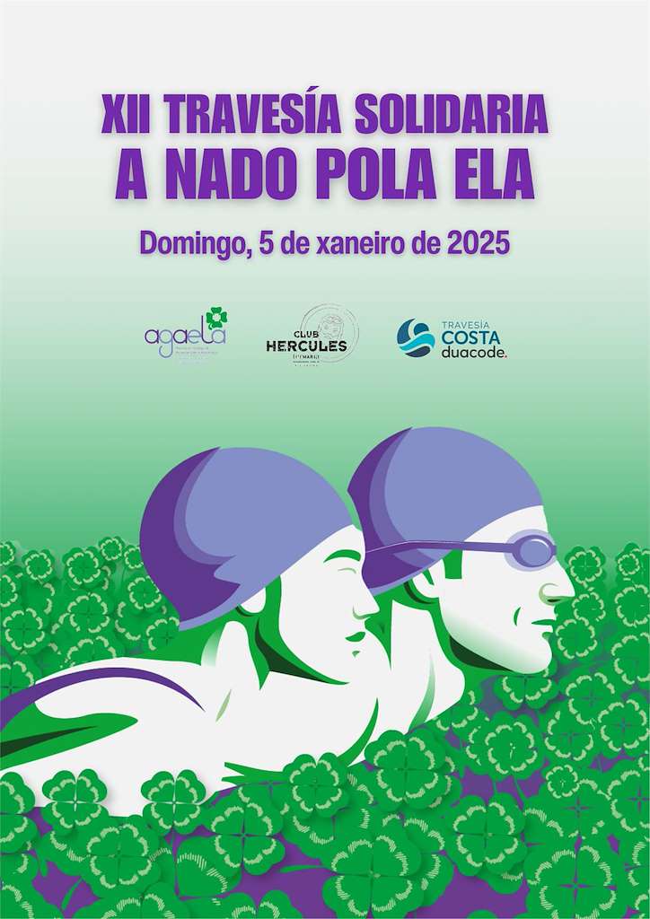 X Travesía solidaria a favor de AGAELA en A Coruña