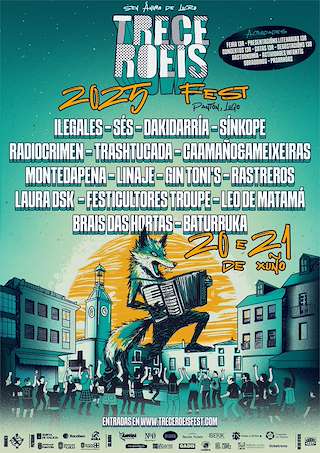 Fechas, información, programa, cartel, imágenes, mapa y ubicación de Trece Roeis Fest  en  Pantón
