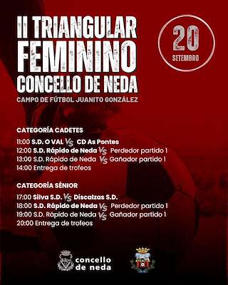 Fechas, información, programa, cartel, imágenes, mapa y ubicación de II Triangular Femenino  (2026) en Neda