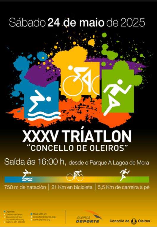 XXXIII Triatlón (2024) en Oleiros