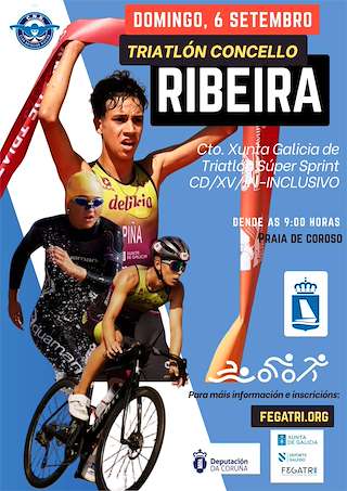 Fechas, información, programa, cartel, imágenes, mapa y ubicación de Triatlón (2026)  en  Ribeira