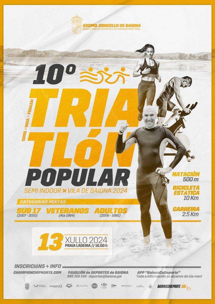 X Triatlón Semi Indoor en Baiona