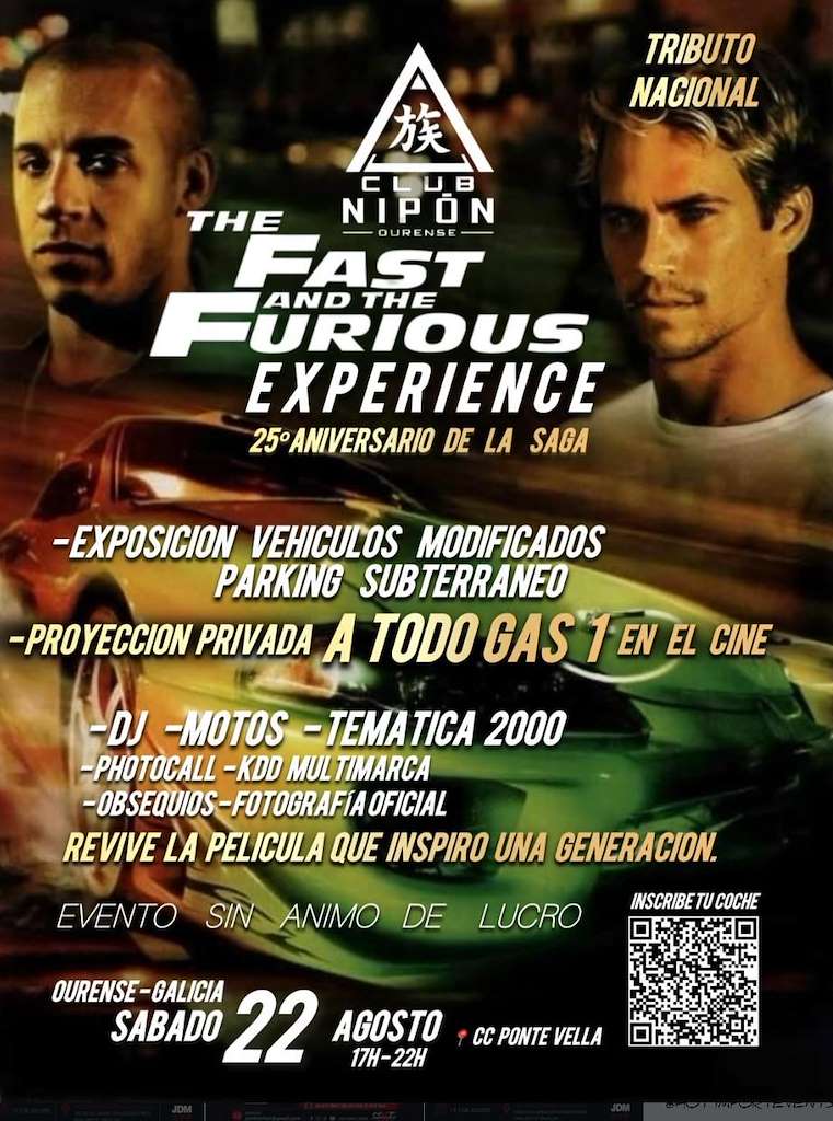 Tributo a Todo Gas (2026) en Ourense