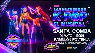 Fechas, información, programa, cartel, imágenes, mapa y ubicación de Tributo Las Guerreras K-Pop El Musical  (2026)  en  Santa Comba