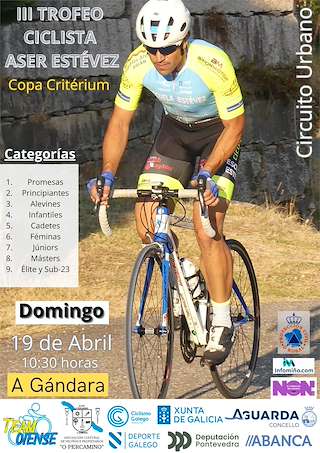 Fechas, información, programa, cartel, imágenes, mapa y ubicación de III Trofeo Ciclista - Aser Estévez (2026) en A Guarda