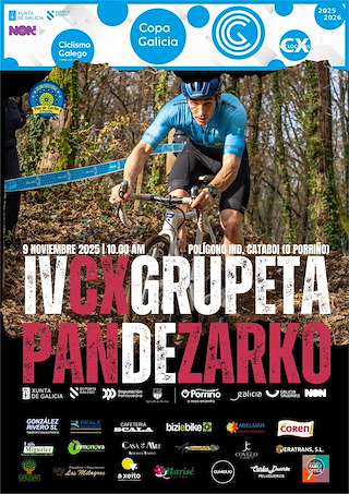 Fechas, información, programa, cartel, imágenes, mapa y ubicación de IV Trofeo Ciclocross Grupeta Pan de Zarko (2025) en O Porriño