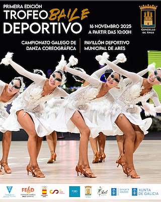 Fechas, información, programa, cartel, imágenes, mapa y ubicación de I Trofeo de Baile Deportivo (2025)  en  Ares