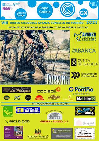 Fechas, información, programa, cartel, imágenes, mapa y ubicación de VIII Trofeo de Ciclocross Avanza (2025)  en  O Porriño
