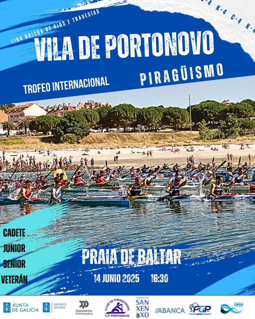 Trofeo Itnernacional de Piragüismo Vila de Portonovo (2025) en Sanxenxo