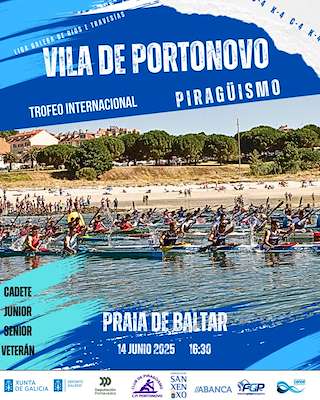 Fechas, información, programa, cartel, imágenes, mapa y ubicación de Trofeo Itnernacional de Piragüismo Vila de Portonovo  en  Sanxenxo