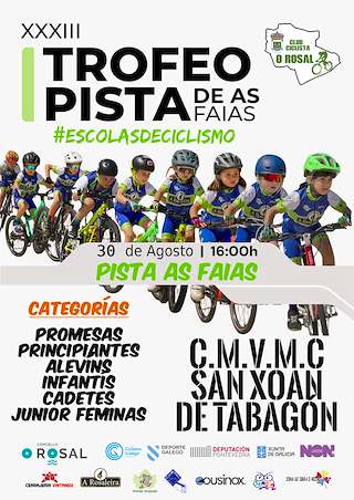 Fechas, información, programa, cartel, imágenes, mapa y ubicación de XXXIII Trofeo Pista de As Faias   en  O Rosal