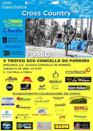 Fechas, información, programa, cartel, imágenes, mapa y ubicación de V Trofeo XCO Concello do Porriño