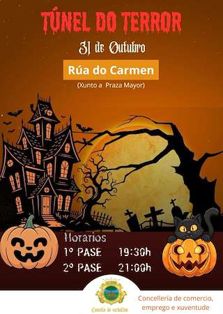 Fechas, información, programa, cartel, imágenes, mapa y ubicación de Túnel do Terror (2025)  en  O Carballiño