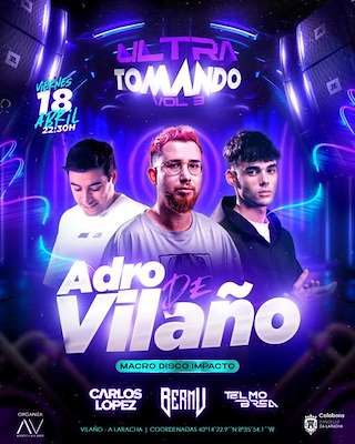 Fechas, información, programa, cartel, imágenes, mapa y ubicación de Ultra Tomando - Adro de Vilaño  en  Laracha