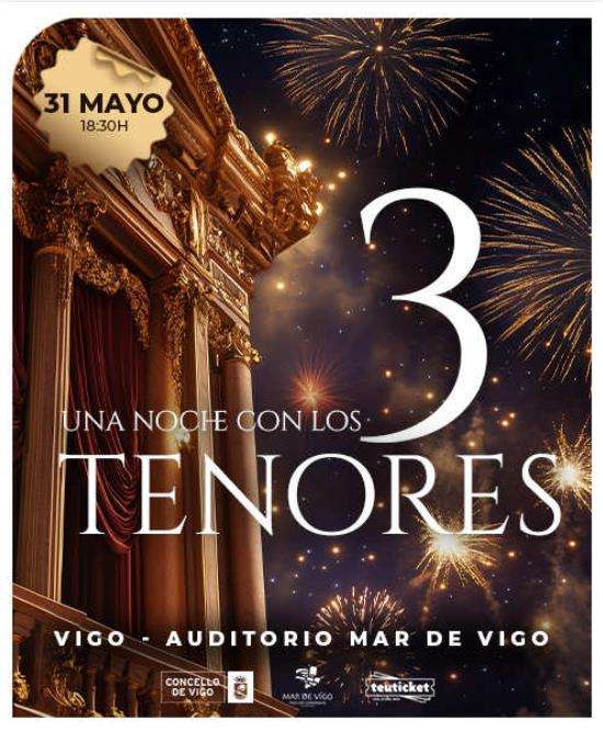 Una Noche con los Tres Tenores (2026) en Vigo