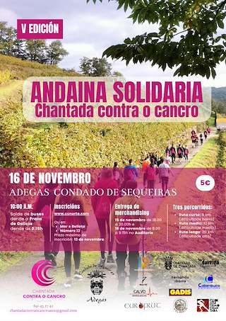 V Andaina Solidaria Chantada Contra o Cancro (2026)